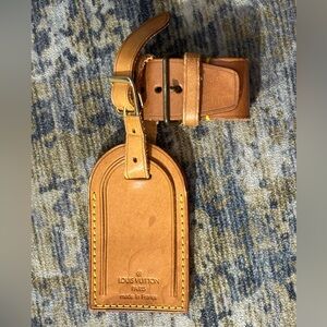 Louis Vuitton Luggage Tag and Poignet
